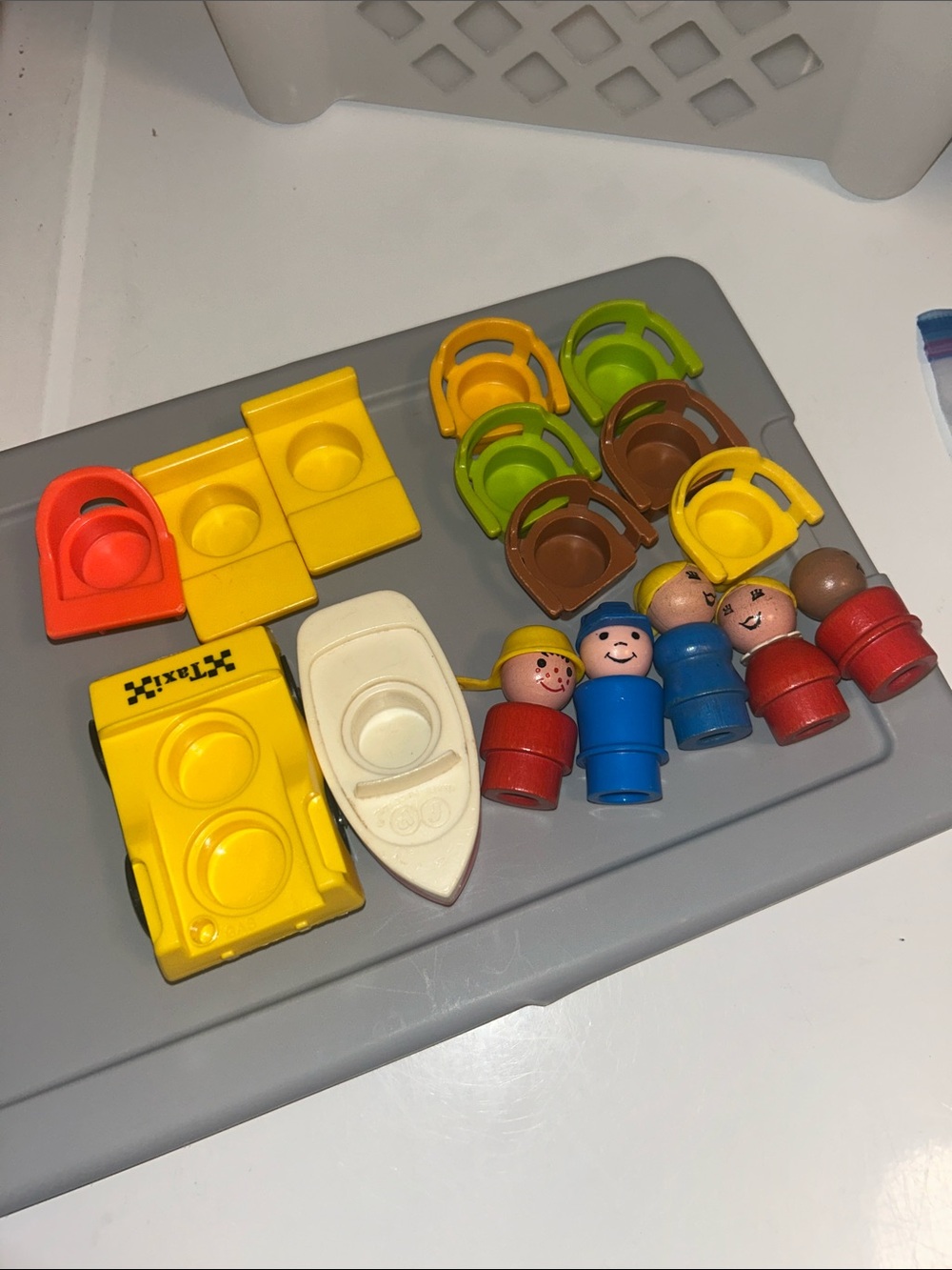 Vintage Fisher Price Little People Figures & Accessories